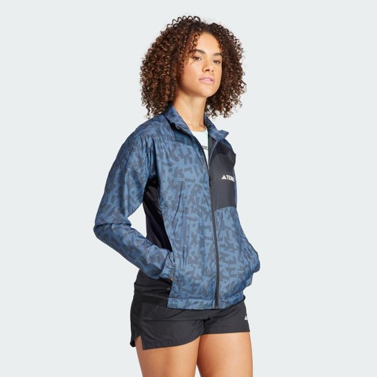 Jaqueta Corta-Vento Adidas Terrex Trail Running Feminina