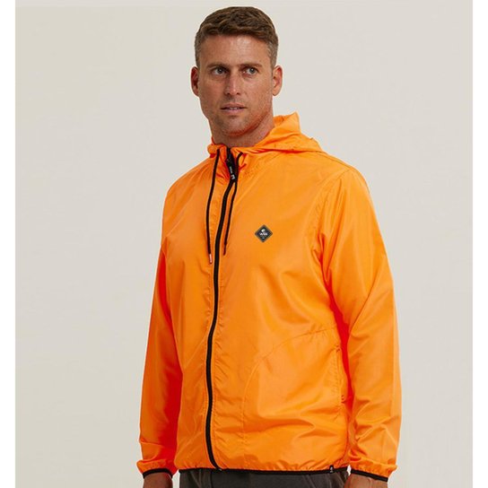 Jaqueta Corta Vento Ciclismo Masculino Orange WSS Brasil Diamond - Laranja Menor preço em Jaqueta Corta Vento Ciclismo Masculino Orange WSS Brasil Diamond - Laranja