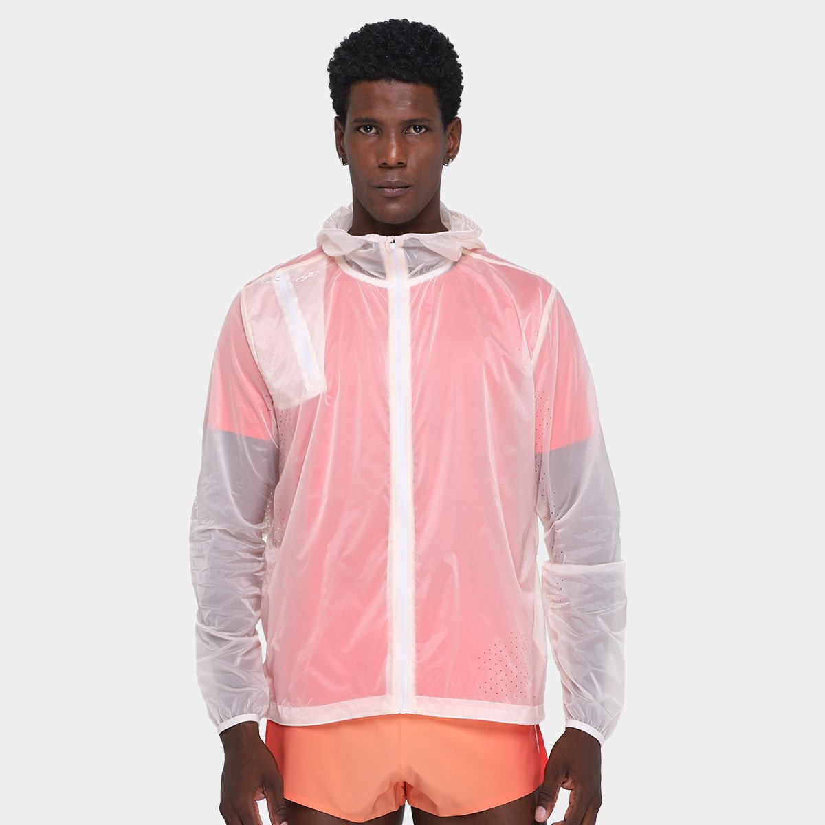 Blusa Corta Vento Rosa Com Preto Jaqueta Feminina Corta Vento Rosa