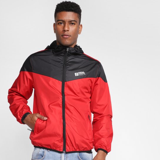 Jaqueta Corta Vento Fatal Colorblock Masculina - Preto+Vermelho é ruim? Jaqueta Corta Vento Fatal Colorblock Masculina - Preto+Vermelho é boa?