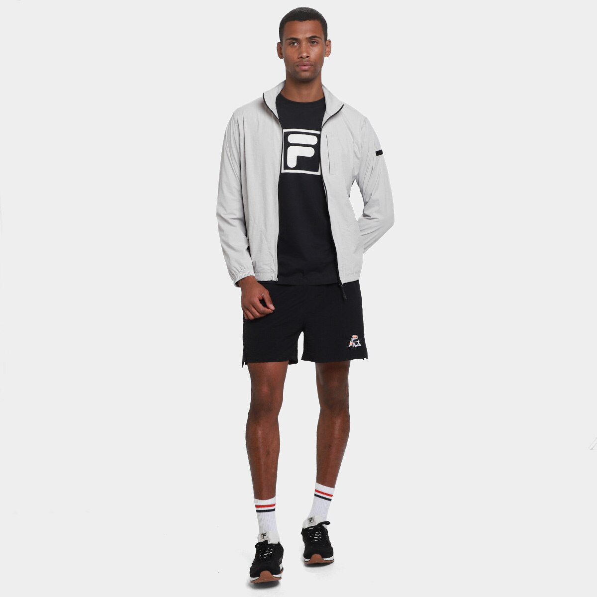 Jaqueta Corta Vento Fila Utility F-Box Masculina - 5