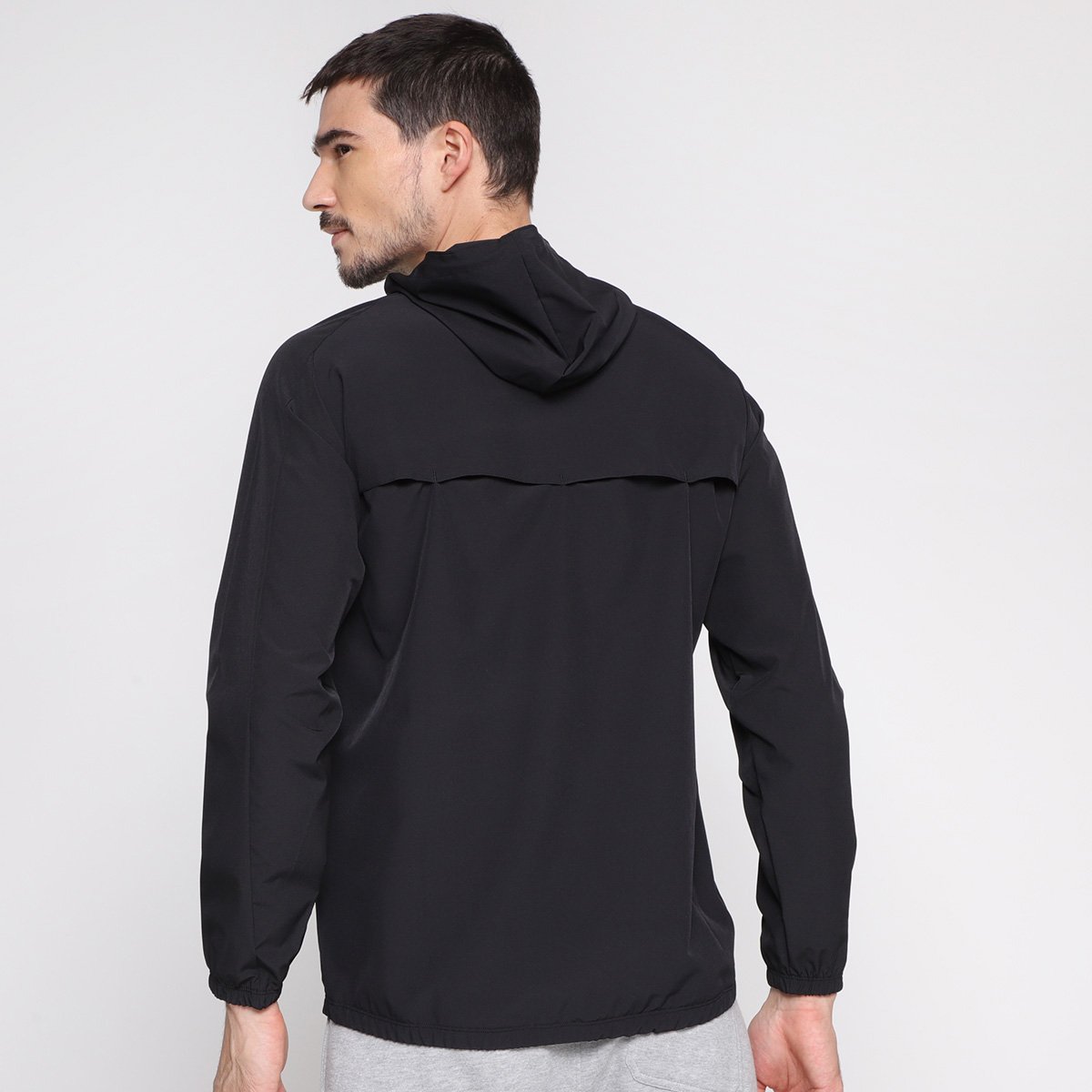 Jaqueta Corta Vento Grêmio Treino 22/23 Umbro Masculina Preto