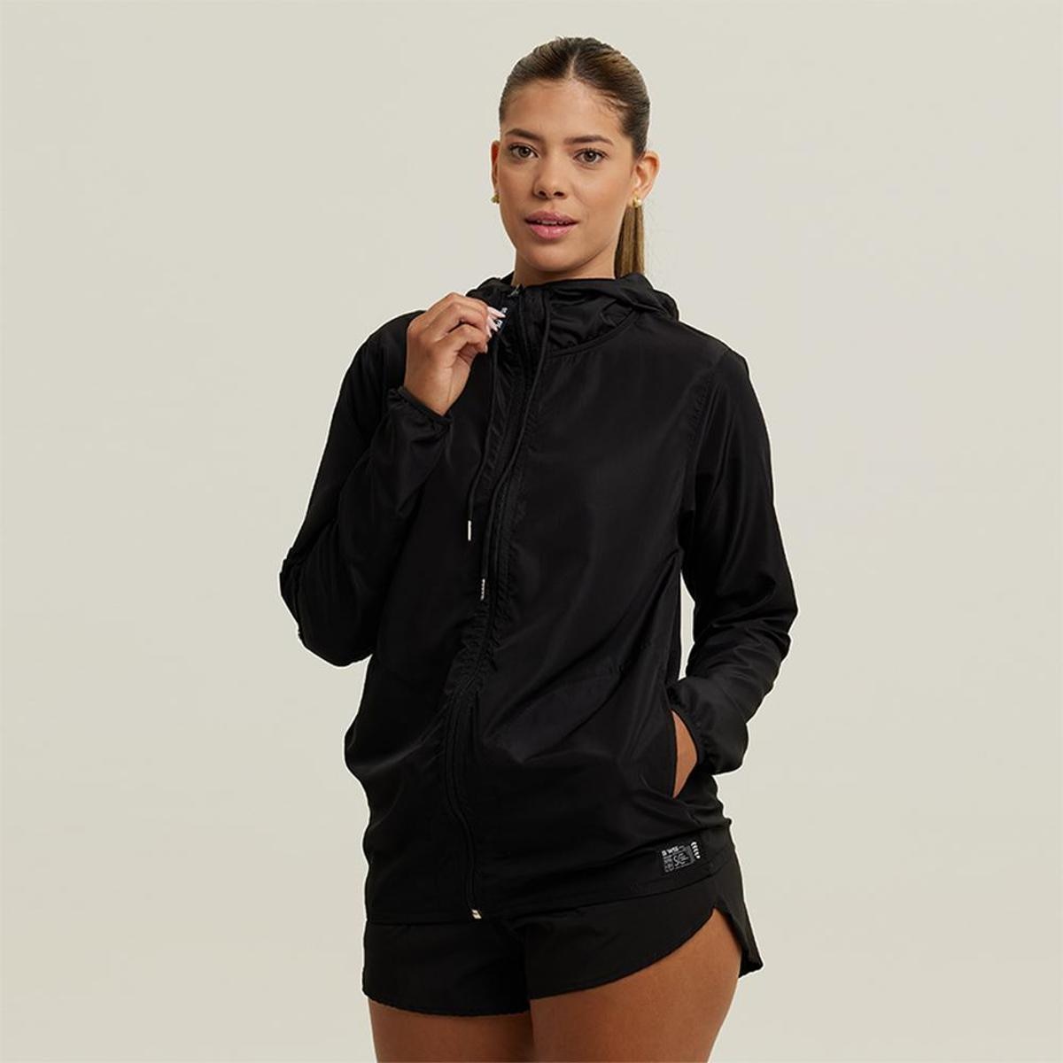 Lacoste Feminina Jaqueta Oakley Corta Vento Com Fone De Ouvido