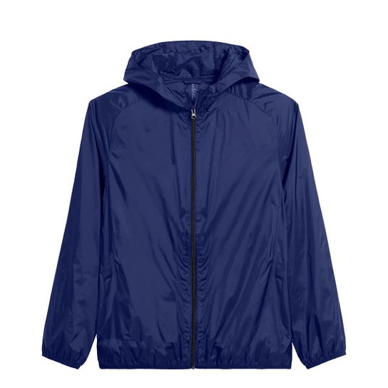 Jaqueta Corta Vento Impermeável Masculino Leve e Confortável Estilo Casual Liso