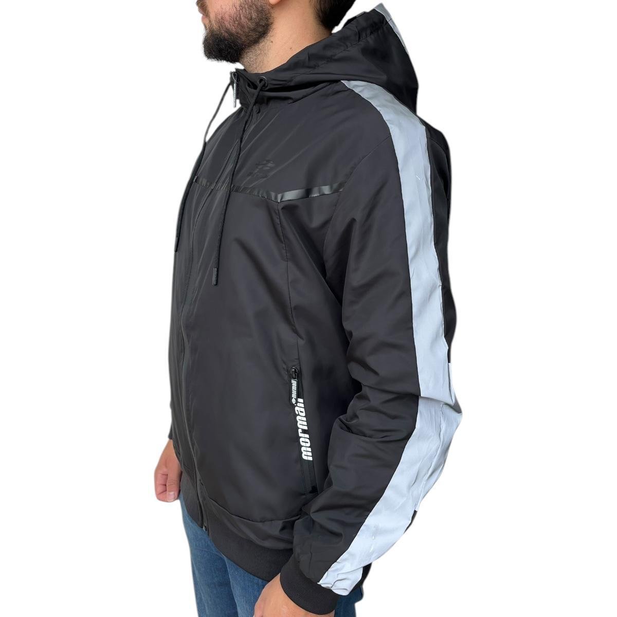 Jaqueta Corta Vento Mormaii Masculina Refletiva Original - Preto