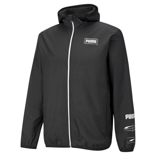 Jaqueta Corta Vento Puma Rebel Essentials Masc 587266-01 - Preto Menor preço em Jaqueta Corta Vento Puma Rebel Essentials Masc 587266-01 - Preto