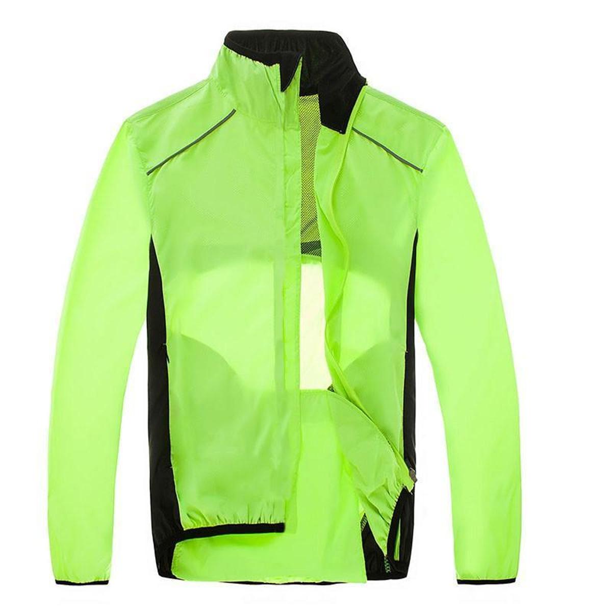 Jaqueta Corta Vento Resistente a Água Com Refletivos e Bolso Invisível Decole Unissex Menor preço em Jaqueta Corta Vento Resistente a Água Com Refletivos e Bolso Invisível Decole Unissex