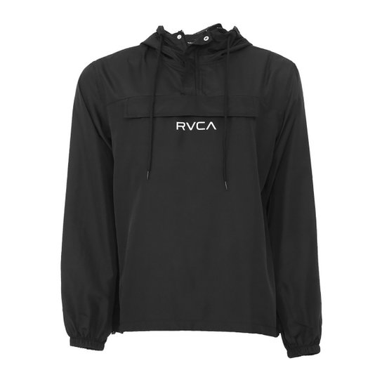 Jaqueta Corta Vento RVCA Anarock Masculina - Preto Menor preço em Jaqueta Corta Vento RVCA Anarock Masculina - Preto