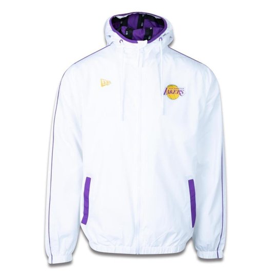 JAQUETA CORTA VENTO WINDBREAKER NBA LOS ANGELES LAKERS SOCCER STYLE BRANCO NEW ERA - Branco é ruim? JAQUETA CORTA VENTO WINDBREAKER NBA LOS ANGELES LAKERS SOCCER STYLE BRANCO NEW ERA - Branco é boa?