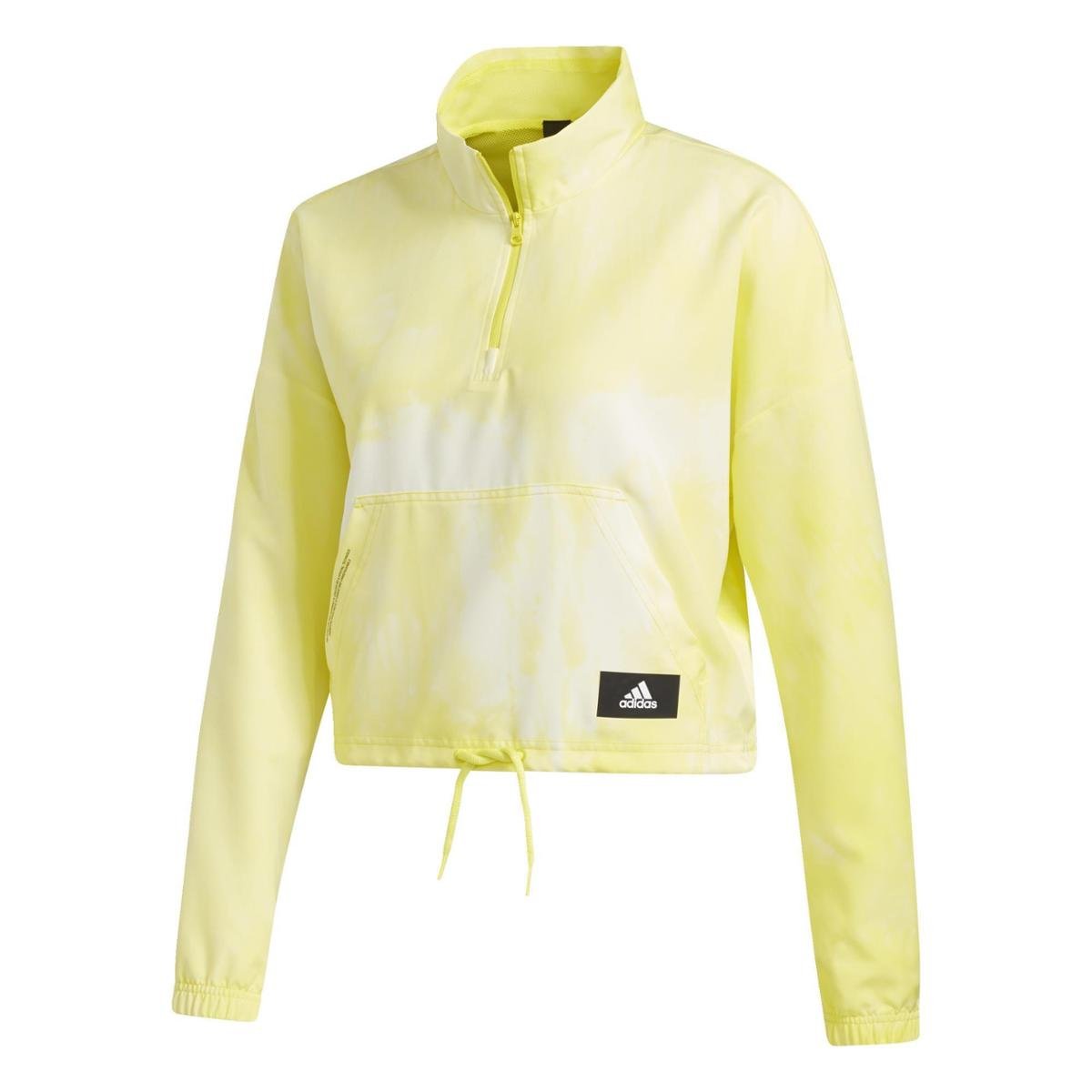 corta vento amarelo adidas