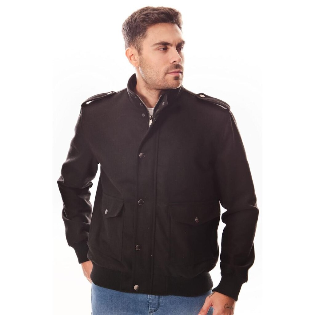 Jaqueta Crocker Masculina Lã Batida