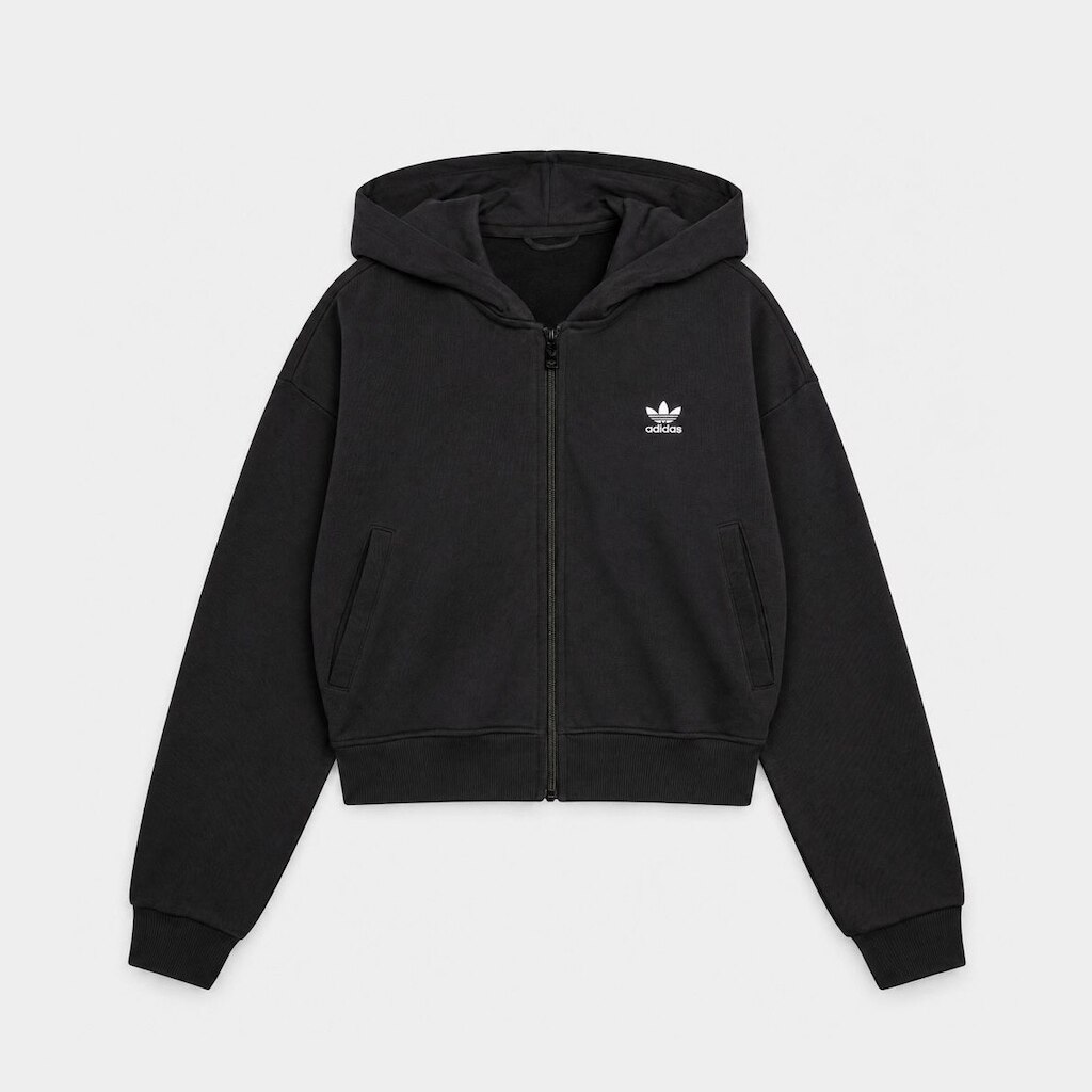 Jaqueta Cropped com Capuz adidas Originals Feminino