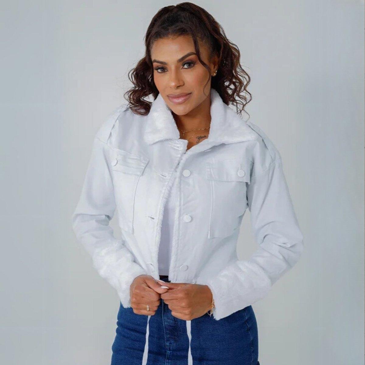 Jaqueta Sawary Jeans Cropped em promoção na Netshoes!