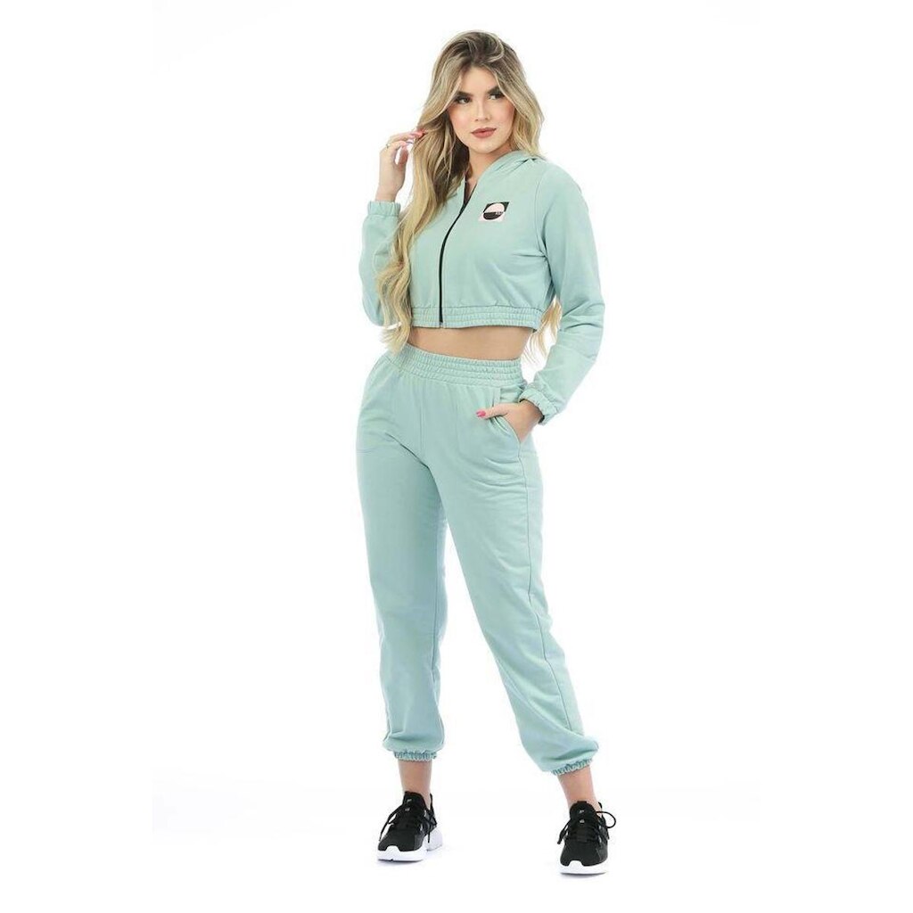 JAQUETA CROPPED MOLETINHO -RIU KIU