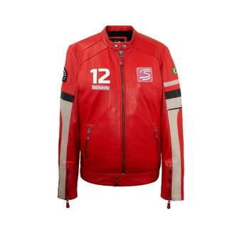 Jaqueta De Couro Mclaren Legend Coleção Internacional Ayrton Senna 70407