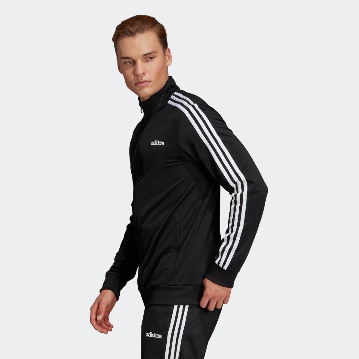 jaqueta adidas essentials 3 stripes