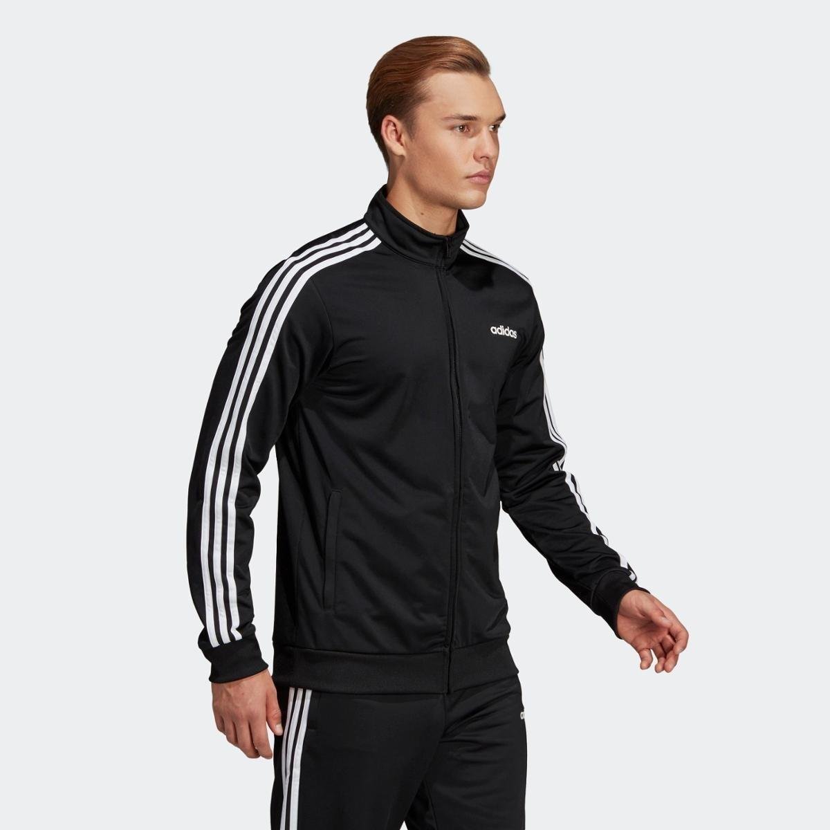 jaqueta adidas essentials 3 stripes
