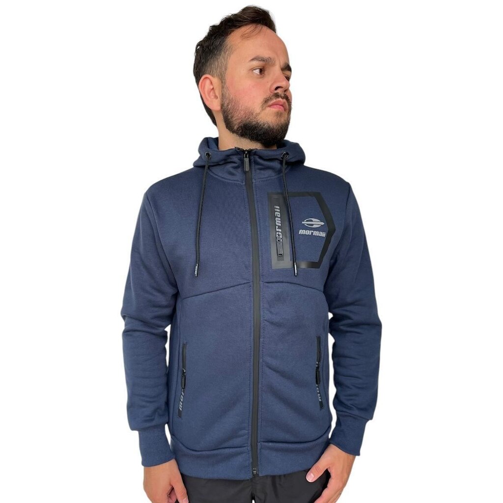 Jaqueta de Moletom Masculina Mormaii Com Touca Original