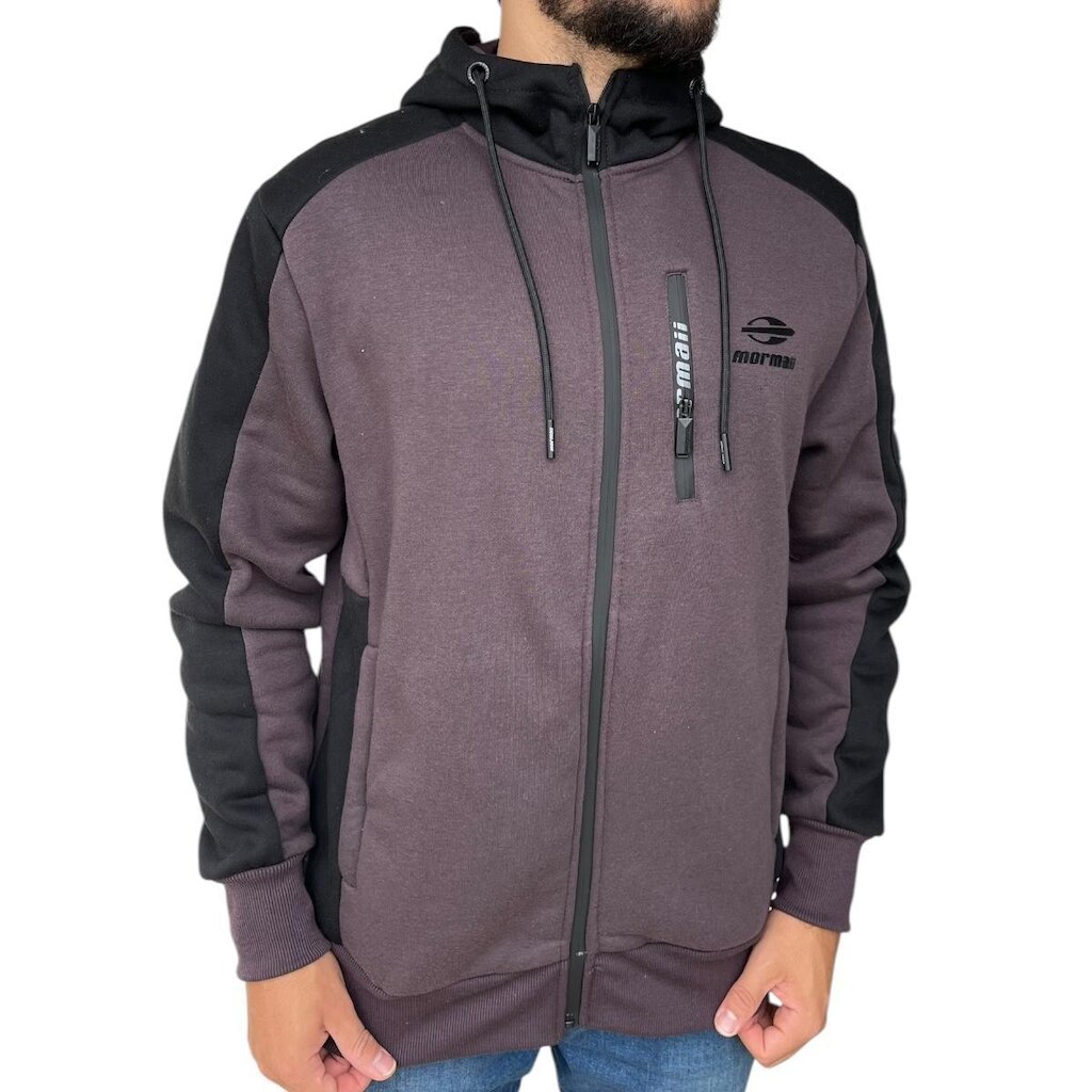 Jaqueta de Moletom Masculina Mormaii Com Touca Original