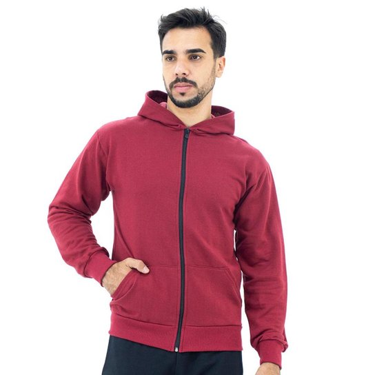 Jaqueta Dpontes Lisa Básica Moletom Masculina - Bordô é ruim? Jaqueta Dpontes Lisa Básica Moletom Masculina - Bordô é boa?