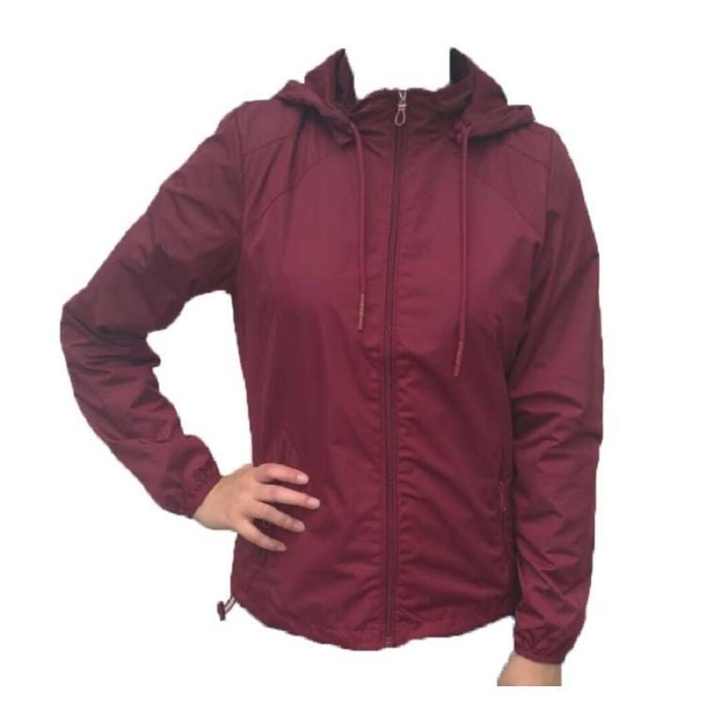 Jaqueta Dunialin Com Capuz Feminina - Bordo - G