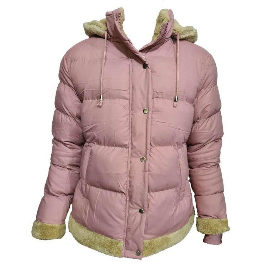 Jaqueta Dunialin Com Capuz Feminina - Rose - P