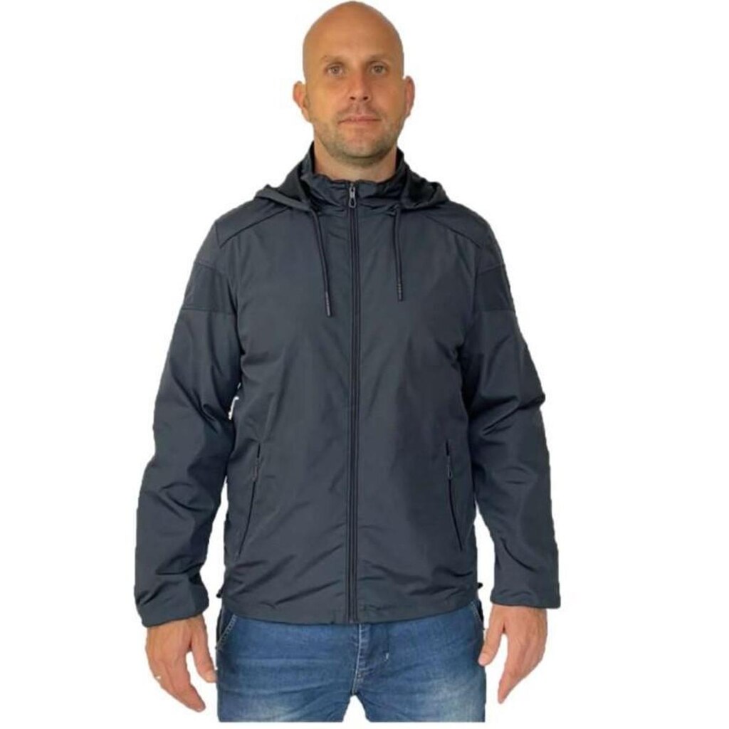 Jaqueta Dunialin Com Capuz Masculina - Cinza - P