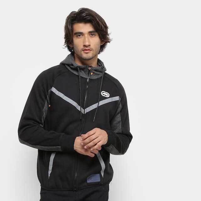 Jaqueta Ecko Masculina III - Preto Menor preço em Jaqueta Ecko Masculina III - Preto