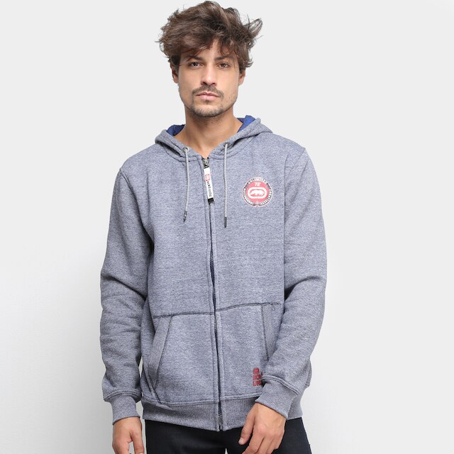 Jaqueta Ecko Masculina - Marinho e Cinza é boa?