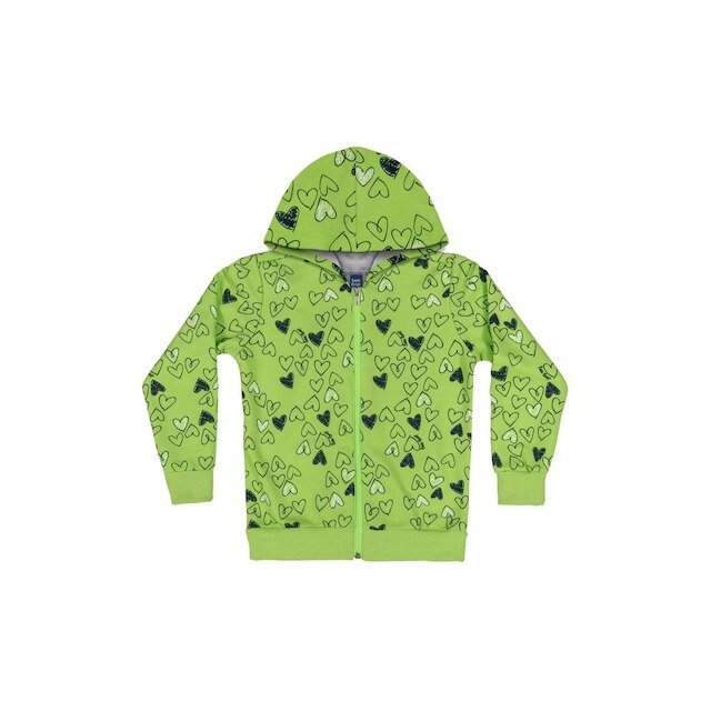 Jaqueta em Moletom Infantil Menina Bee Loop