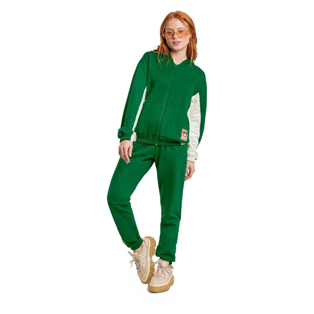 Jaqueta em Moletom Juvenil para Meninas Gloss