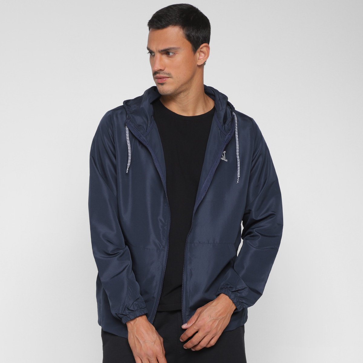 Jaqueta Everlast WindBreaker Masculina Marinho Netshoes
