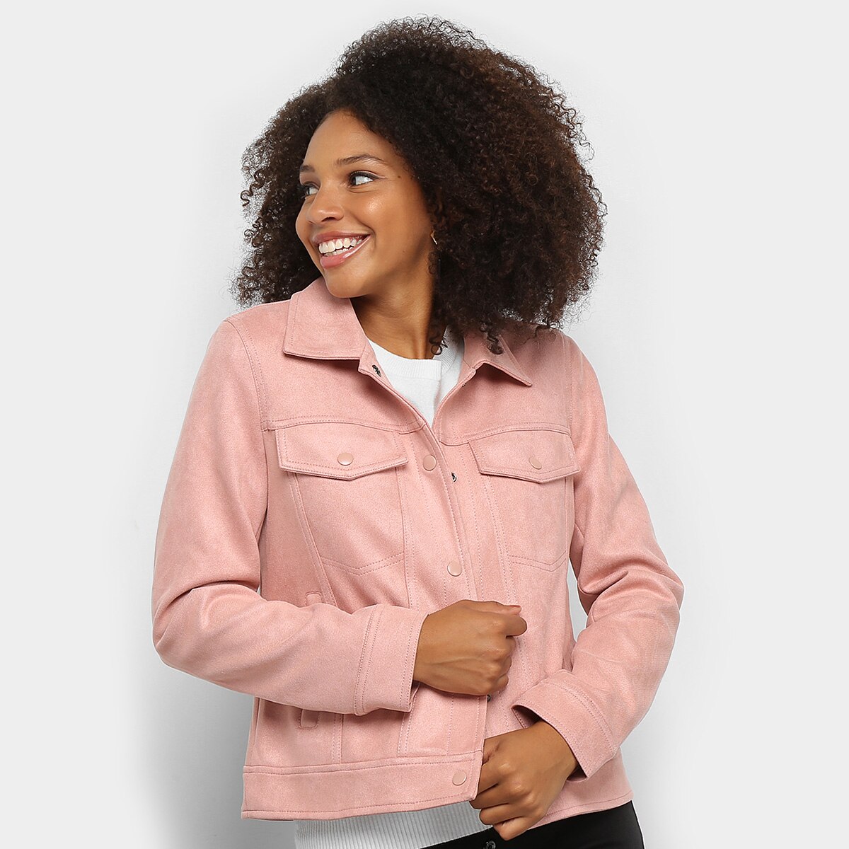 jaqueta rosa bebe
