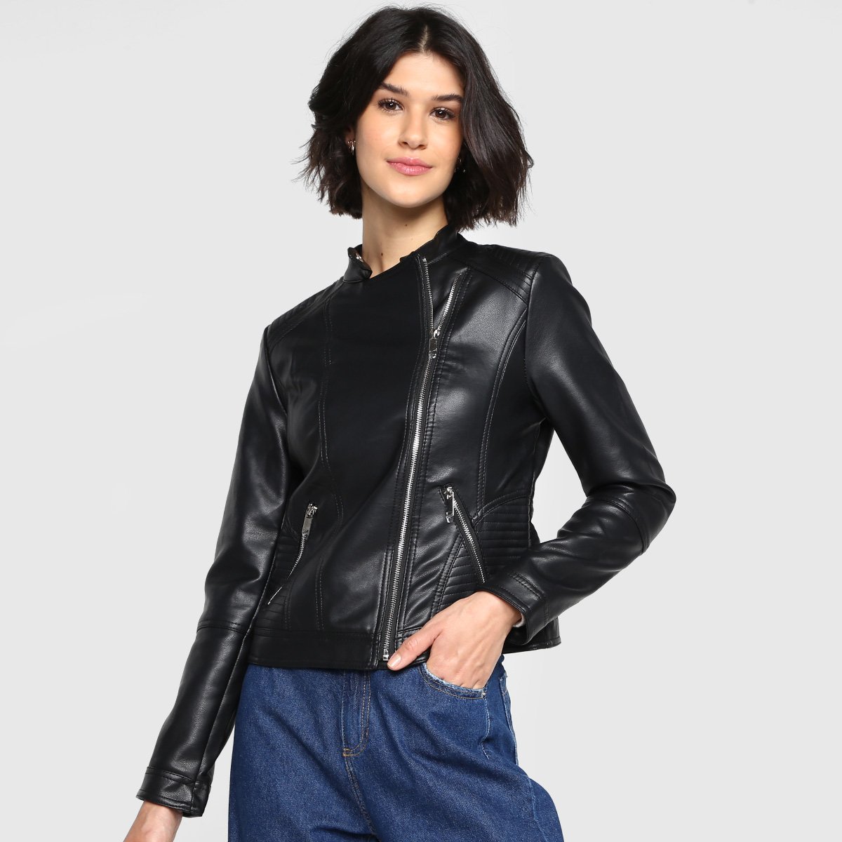 Jaqueta Facinelli PU Detalhe Matelassê Feminina é ruim? Jaqueta Facinelli PU Detalhe Matelassê Feminina é boa?