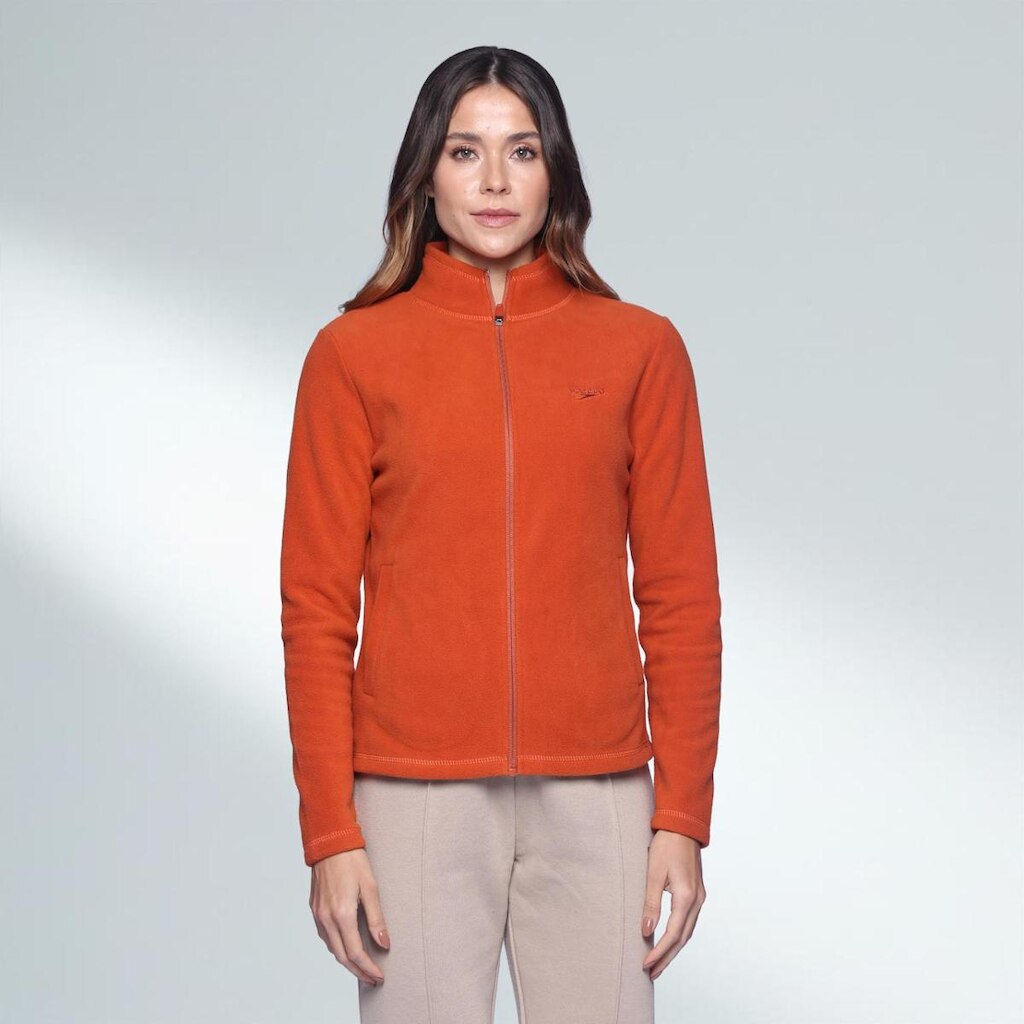 Jaqueta Feminina Active Fleece - ÂMBAR