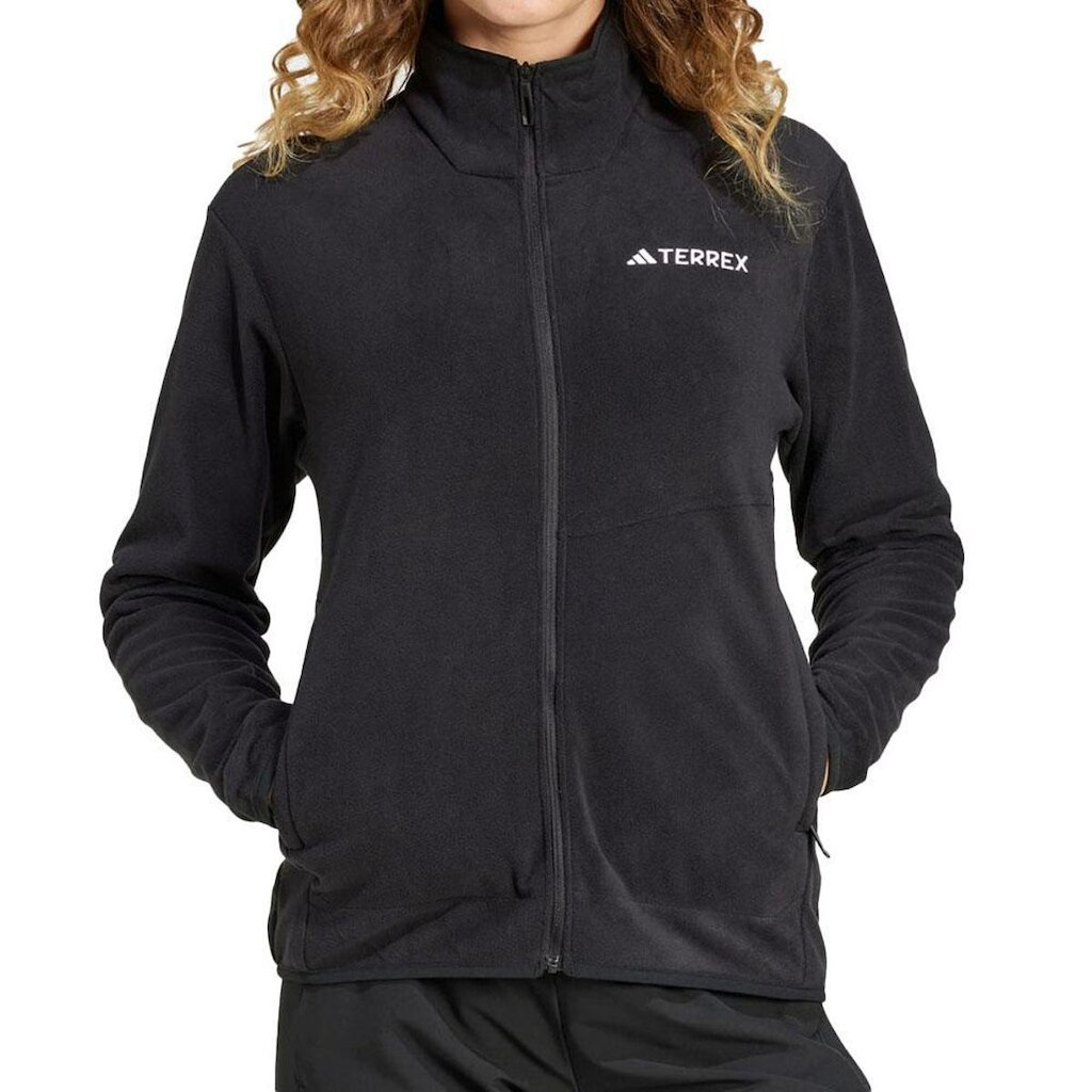 Jaqueta Feminina Adidas Polarfleece Terrex Preta - IX7709