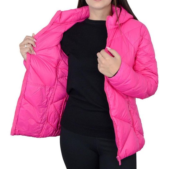 Jaqueta Feminina Alpelo Plumas Hyper Pink - 40200