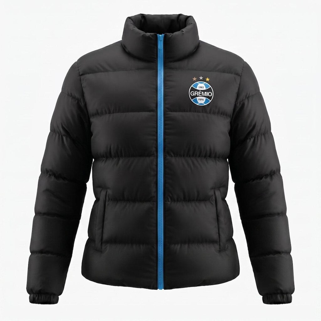 JAQUETA FEMININA FAMA PUFFER GRÊMIO