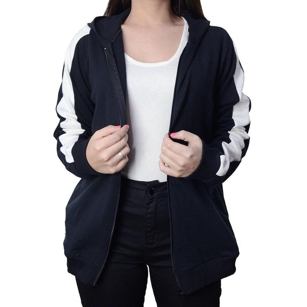 Jaqueta Feminina Lunender Molecot Wave Preto - 66680