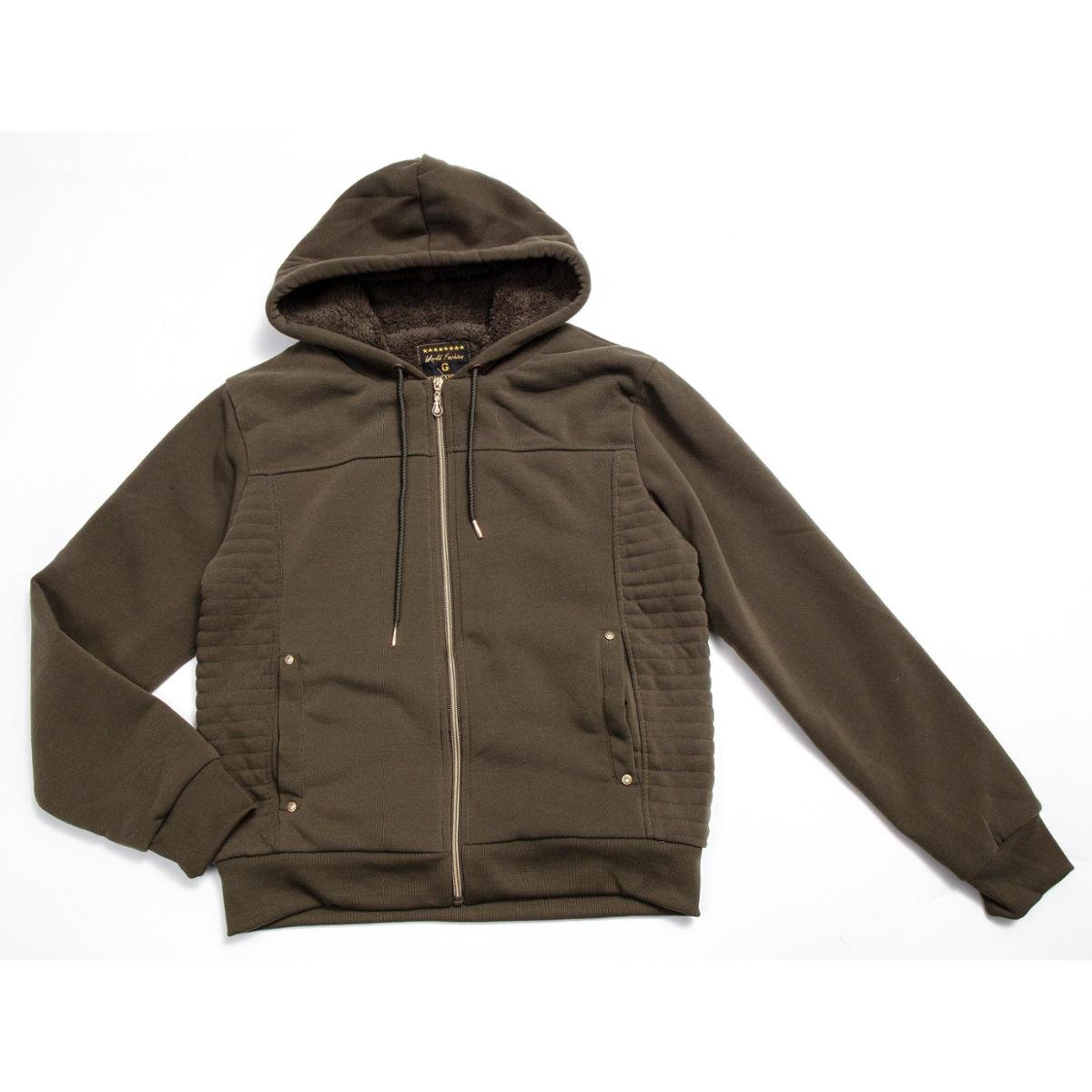 brown moletom com capuz uniqlo