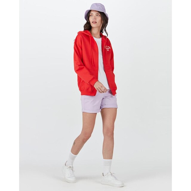 Jaqueta Feminina Oversized Self Love Club Em Moletom Flanelado