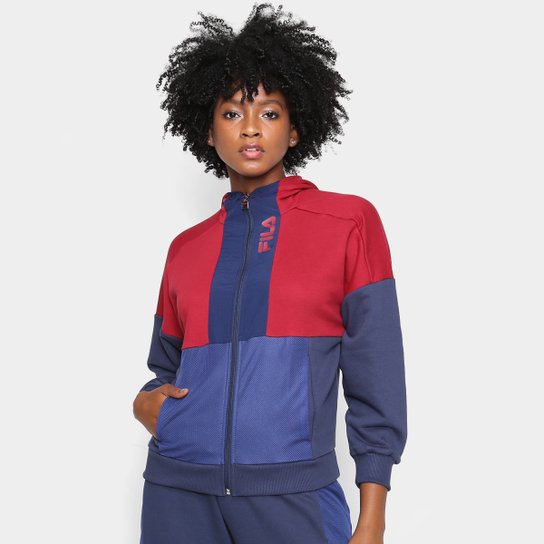 Jaqueta Fila Mesh Trek Feminina - Vermelho+Marinho é ruim? Jaqueta Fila Mesh Trek Feminina - Vermelho+Marinho é boa?