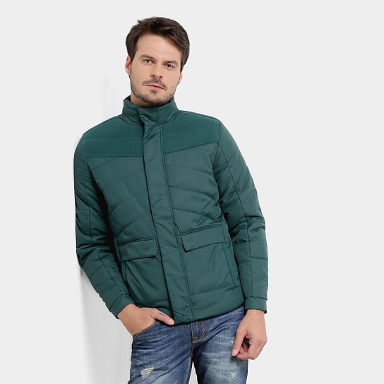 Jaqueta Fila Pad Fleece Masculina - Verde