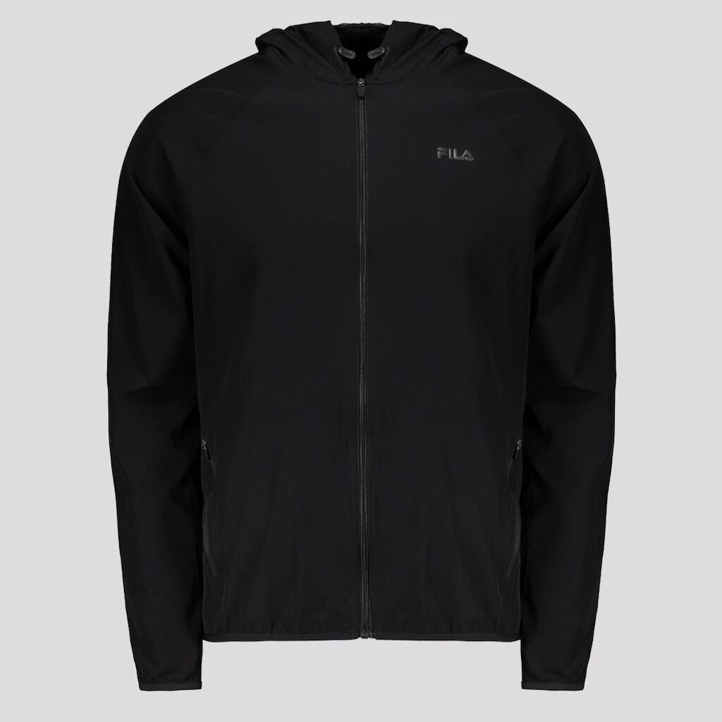 Jaqueta Fila Zip Easy Training Preta