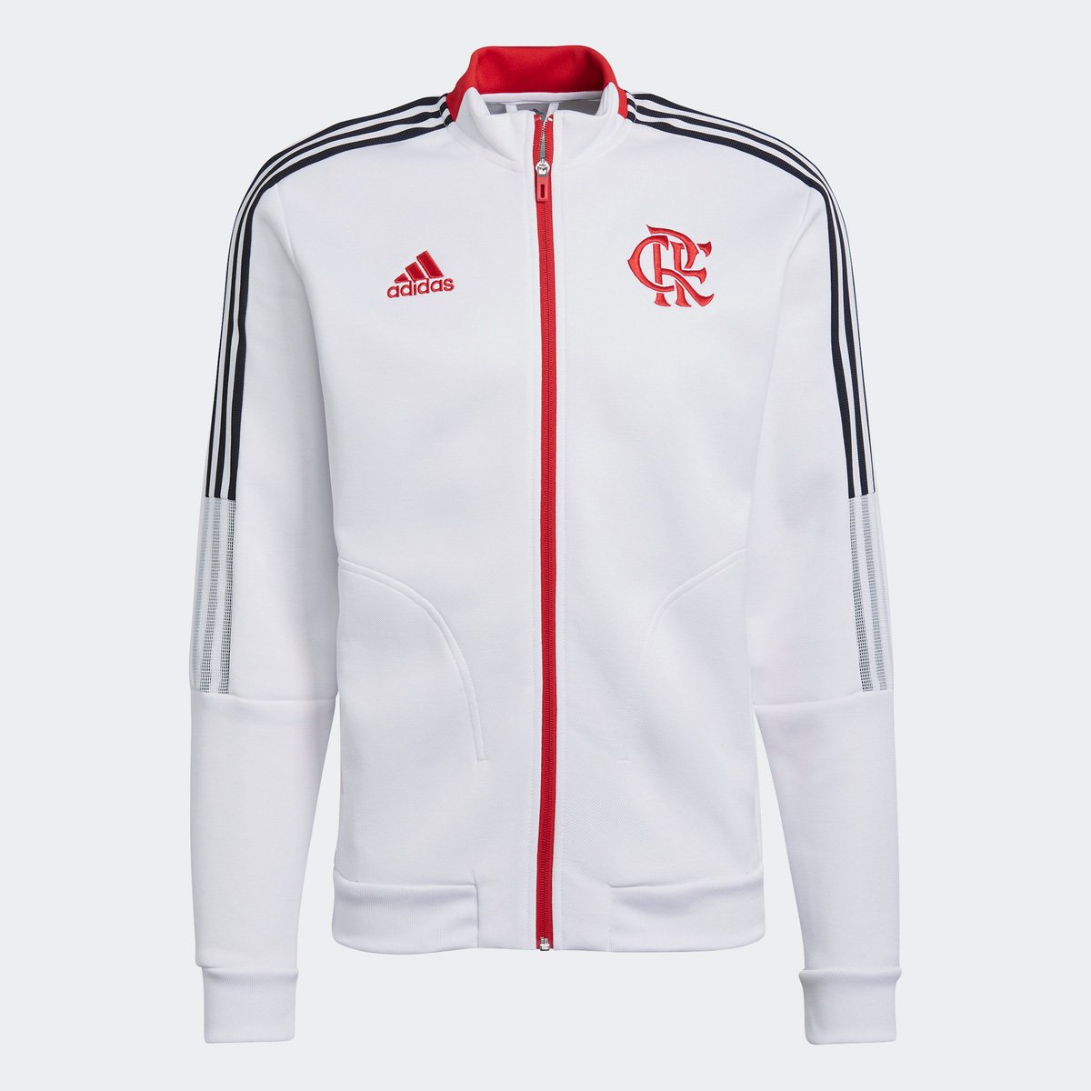 Jaqueta Flamengo 21/22 Hino Adidas Masculina Menor preço em Jaqueta Flamengo 21/22 Hino Adidas Masculina