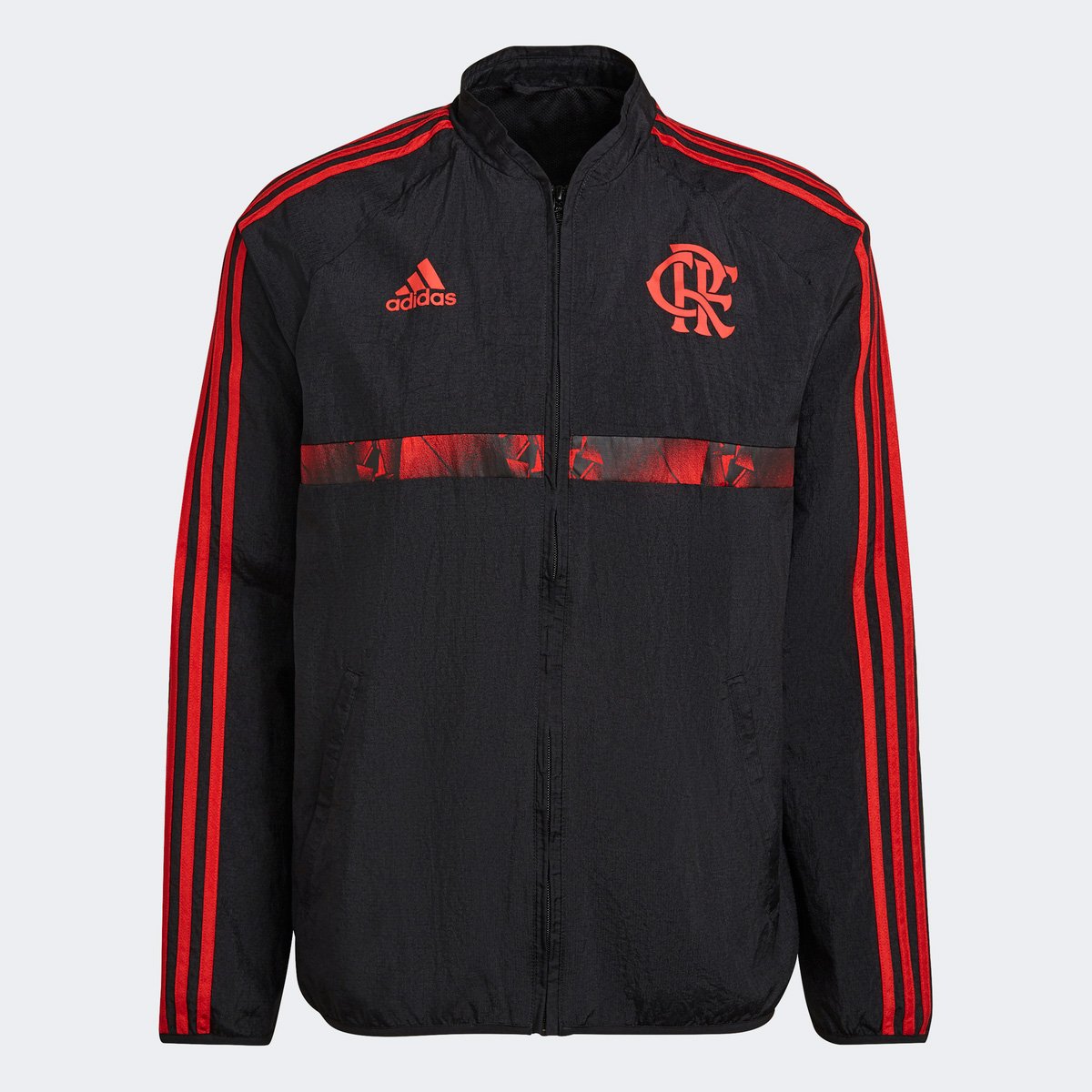 Jaqueta Flamengo 21/22 Icon Adidas Masculina Menor preço em Jaqueta Flamengo 21/22 Icon Adidas Masculina