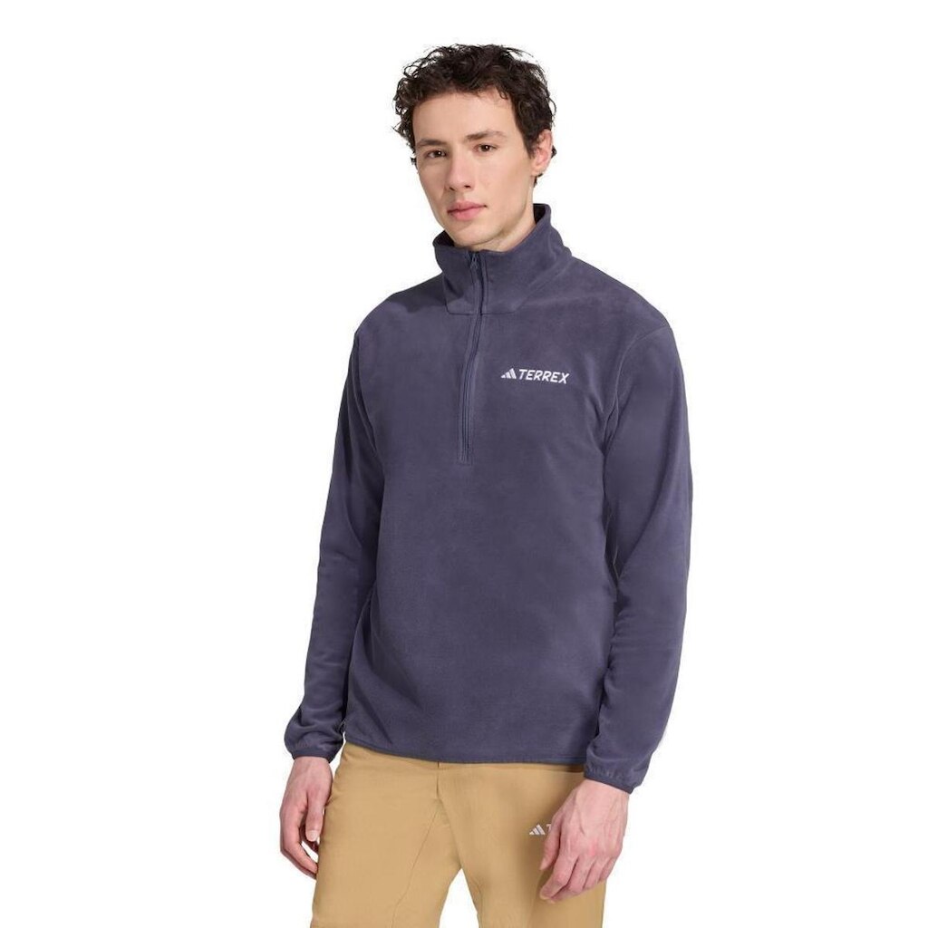 Jaqueta Fleece 1/2 Zíper Multi Essentials Adidas