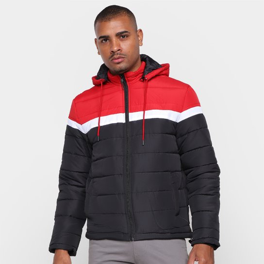 Jaqueta Giorgio Bianco Bomber Puffer Capuz Removível Masculina - Preto é ruim? Jaqueta Giorgio Bianco Bomber Puffer Capuz Removível Masculina - Preto é boa?