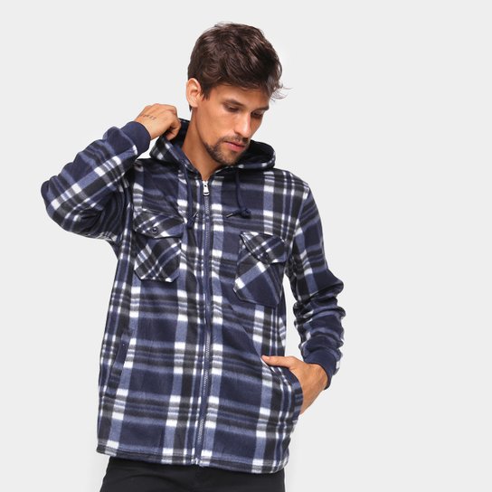 Jaqueta Giorgio Bianco Xadrez Com Capuz Masculino - Marinho é ruim? Jaqueta Giorgio Bianco Xadrez Com Capuz Masculino - Marinho é boa?