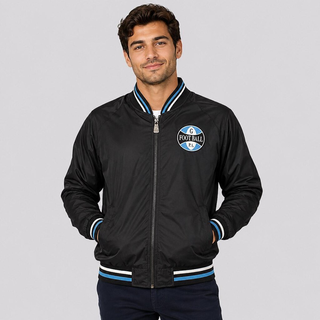 Jaqueta Grêmio Bomber Retrô Preta